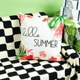 thumbnail image 3 of Summer Lumbar Pillow Cover 12x20 Watercolor Watermelon Hello Summer Decortions Throw Pillowcase Farmhouse Patio Outdoor Cushion Case for Sofa Bed, 3 of 6