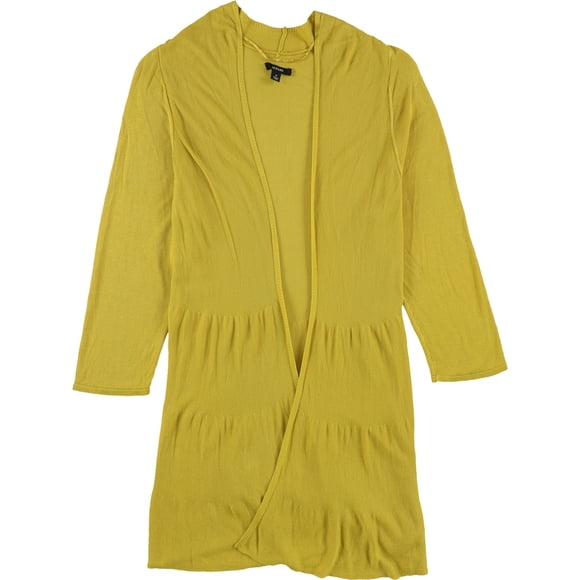Suéter tipo Cardigan Alfani para mujer amarillo grande