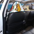 thumbnail image 5 of POLERO Cartoon Monster Doodle Waterproof Car Seat Cover, Sweat Proof Terry Cloth Non Slip Cover for Cars SUVs Sedans and Vans, 5 of 7