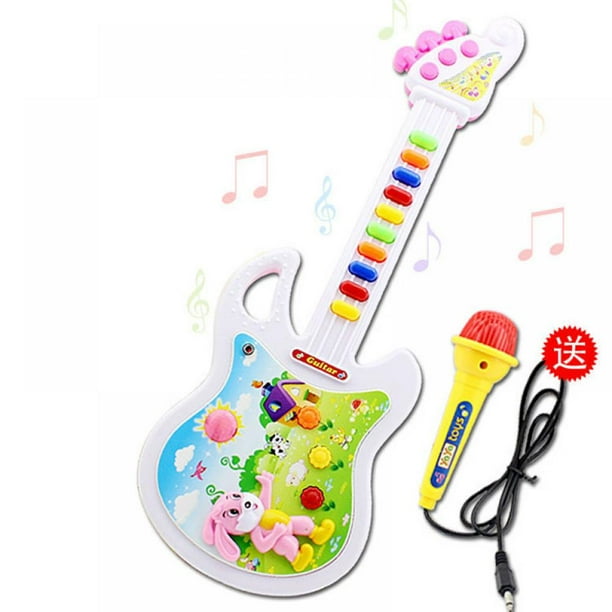 Big Save!Music Electric Guitar Toy for Kids, 3 4 5 Year Old Girls