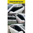 thumbnail image 4 of For 12-17 Toyota Camry Chrome Window Visors Rain Guards Vent Sun Shade Deflector, 4 of 7