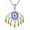 O-11, variant on Evil Eye Necklace Birthstone Evil Eye Necklace Sterling Silver Eye Pendant Necklace for Women Greek Protection Eye Necklace