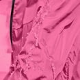 thumbnail image 6 of Vmvidoty Women's High Collar Zippered Pockets Waterproof Raincoat Lightweight Rain Jacket Hooded Windbreaker for Outdoor Hot Pink L, 6 of 9
