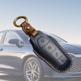 thumbnail image 6 of AMLESO Car Key Fob Cover Auto Accessories Full Protection PU Leather Protector Key Case Shell for Seal Yuan Plus Atto, 6 of 9