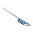 thumbnail image 2 of Set Car Side Fender Trim Cover Strip Emblem Decal Stainless Steel Universal, 2 of 4