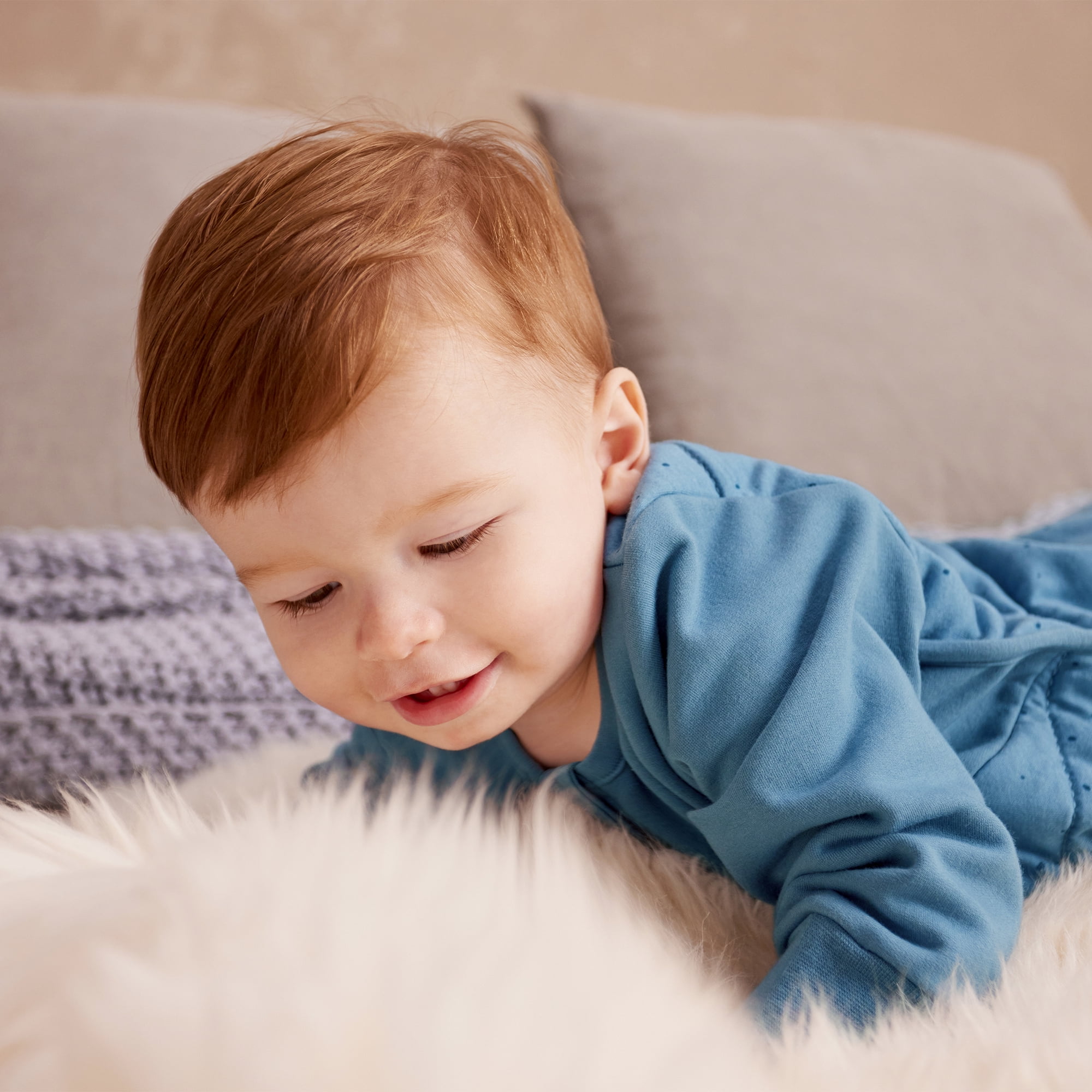 Love to Dream Long Sleeve Sleep Bag Wearable Blanket Warm 2.5 TOG, 6-18M Stone Pebbles