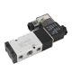 thumbnail image 1 of Válvula De Aire Solenoide Neumática, DC12V Rosca NPT De 1/8 De Pulgada Buen Sellado Válvula Solenoide De Vástago Preciso De 4 Anillos Completos Y Bobina De Potencia Para, 1 of 7