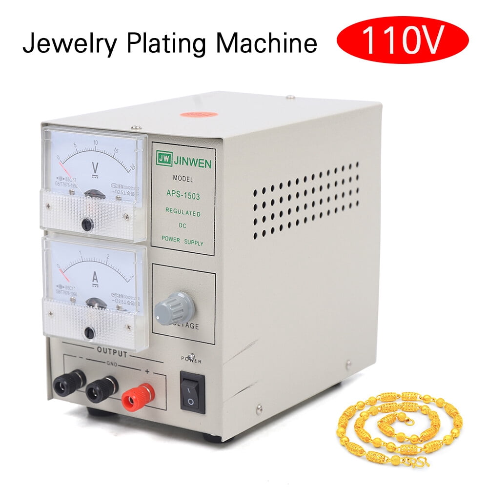 Plating Machine Gold Silver Electroplating kit Plater Jewelry Processing Tool for Jewelry, Handicrafts