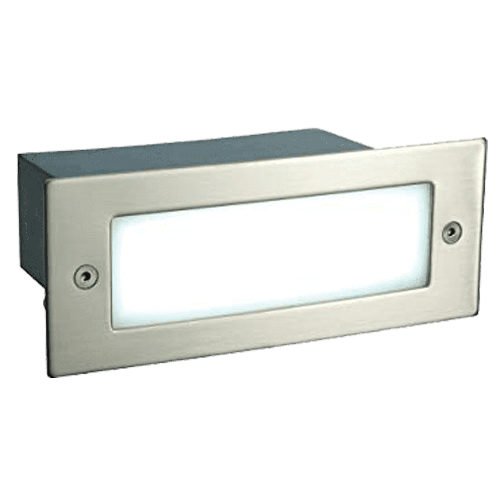 Brick Light with Grille Stainless Steel Recessed Wall Light CFL or LED 
