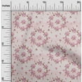 thumbnail image 2 of oneOone Cotton Poplin Light Pink Fabric Watercolor Floral Quilting Supplies Print Sewing Fabric By The Yard 56 Inch Wide, 2 of 5