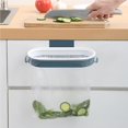 thumbnail image 4 of Kitchen Countertop Trash Can with Lid Cabinet Basket Bucket Under Sink Wall Mounted Hanging Waste Garbage Bag Bin Closet, 4 of 8