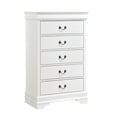 thumbnail image 3 of Home Elegance 2147W-9 48.25 x 15.75 x 31.25 in. Mayville Chest - White, 3 of 9