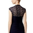 thumbnail image 3 of XSCAPE Women's Lace Collar Dress Blue Size 6Petite, 3 of 3