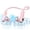 Pink, variant on Portable Neck Fan, Hands Free USB Rechargeable Personal Fan, 4000mAh Battery Powerful Airflow 360° Adjustable 3 in 1 Portable Fan as Neck Fan/Handheld Fan/Desktop Fan for Home Office Outdoor Travel