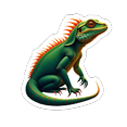 thumbnail image 3 of Cartoon Lizard Sticker Stickers, Waterproof Lizard Sticker Sticker for Water Bottle Laptop Phone Cases Planner Skateboard Luggage Helmet Party Favor Decor, Ideal for Adults Teens Teacher Rewards, 3 of 8