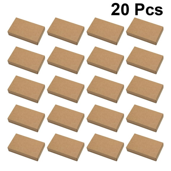 WHAMVOX 20 Pcs Card Boxes for Presents Packing Paper Handmade Packaging