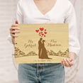 thumbnail image 2 of Darling Souvenir Personalized Engraved Laser Cut Wedding Guest Book Wooden Cover Sign-in Book Registry Guestbook Scrapbook-UC, 2 of 7