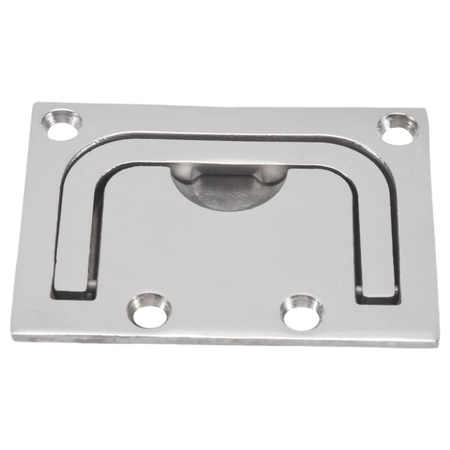 Acero Inoxidable 316 Anillo de ElevacióN Empotrado Tirador la Escotilla Manija del Armario Gabinete Hardware Marino