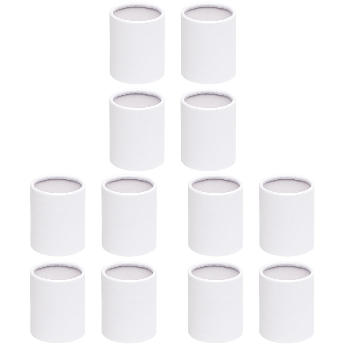 Hemoton 12 pcs  Flower Arrangement Base Containers Round Bouquet Paper Box Bucket Holder Flower Tube Bucket for Wedding Party Favors