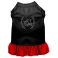 thumbnail image 1 of He Is Risen Screen Print Dog Dress Black With Red Med (12), 1 of 1