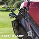 thumbnail image 4 of Cepillo para palos de golf y limpiador de ranuras. Mosquetón retráctil de aluminio con cremallera, ligero y elegante, diseño ergonómico, se fija fácilmente a la bolsa de golf., 4 of 8