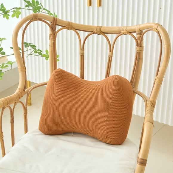 Lumbar Support Cushion for Office Chair | Back Pillow for Prolonged Sitting, Ergonomic Polyester, Multiple Colors | 36x29x15cm, Waterproof, High Resilience, Fits Most Chairs