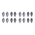 thumbnail image 4 of Destyer 8pack/lot Pine Cone Decorations Festive Pine Cone Pendant To Add Joy To Tree Dark Grey 2Set, 4 of 6