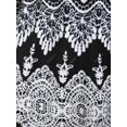thumbnail image 4 of Talla grande Bowknot Tribal Print Flare Vestido Rosegal vestidos vintage tallas grandes, 4 of 5
