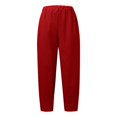 thumbnail image 3 of XINXIAOO Women's Pants Business Casual Pants for Women Red Baggy Pants Women Comfy Pants Women Work High Waist Wide Leg Pants with Pockets Fall Pants for Women 2025, 3 of 3
