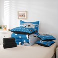 thumbnail image 6 of Manfei Gray Rugby Helemt 7-Piece Twin Bedding Sets,Football Sport Bedding Comforter Set,Boys Ball Game Sheet Sets For Boys Kids,Ultra Soft Home Decor Reversible, 6 of 8