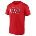 thumbnail image 2 of Men's Red Chicago Bulls Rebel Logo T-Shirt, 2 of 3