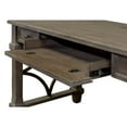 thumbnail image 5 of Wood Writing Desk Writing Table Office Desk Gray, 5 of 10