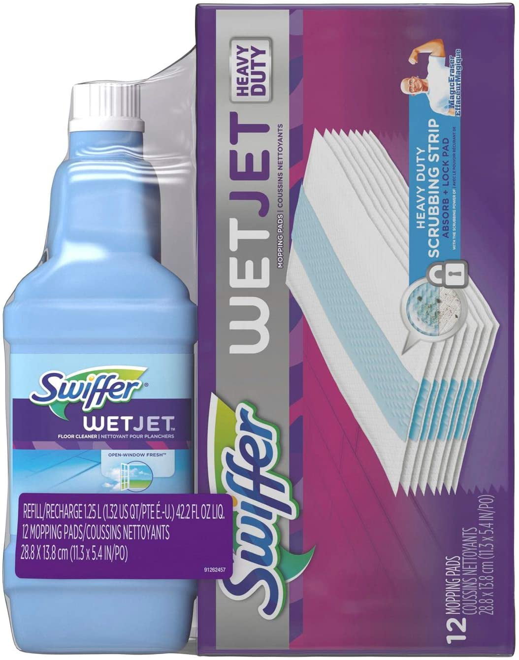 Swiffer WetJet Pad & Liquid Bundle Pack - 42.2 fl oz/12ct - Walmart.com