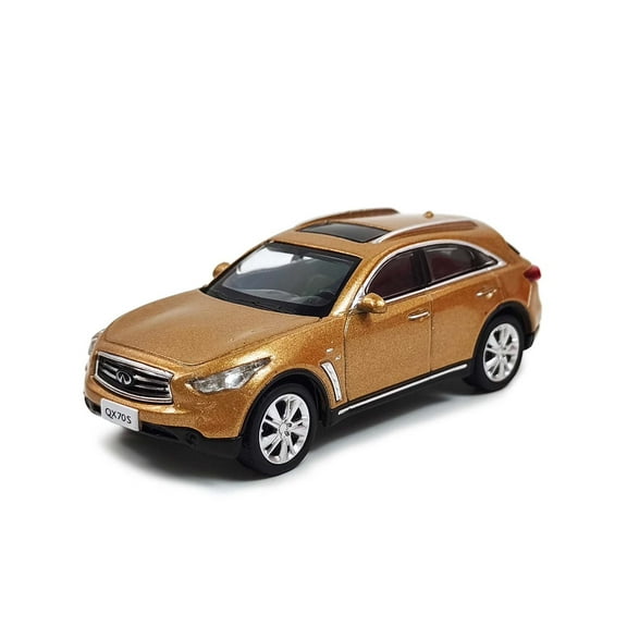 1/64 Scale Infiniti QX70S Gold Alloy Diecast Model Car Toy for Collection Mini Car