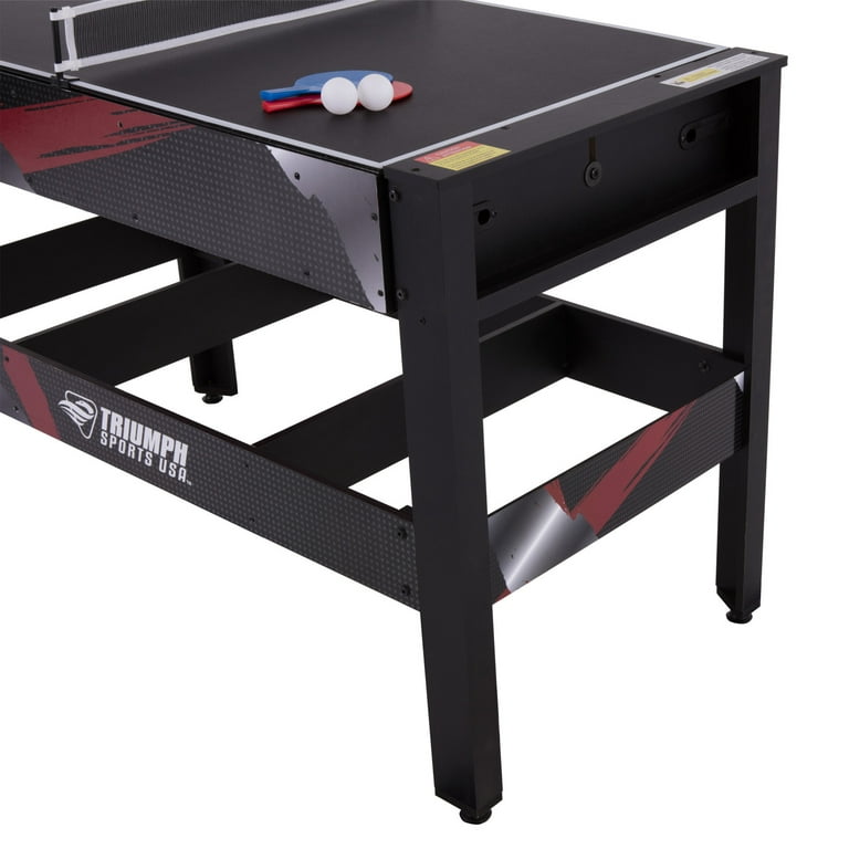 Triumph 4-in-1 Rotating Swivel Multigame Table – Air Hockey, Billiards,  Table Tennis, and Launch Football