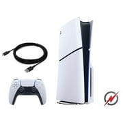 Sony PlayStation 5 Slim Disc Console -White Limited Powever Bundle