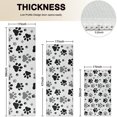 thumbnail image 4 of Grey Dog Paw Footprint Kitchen Rugs Sets Of 3,Kitchen Runner Rugs Non Skid Washable,Decorative Kitchen Floor Mats for Kitchen,Sink,Laundry,17"x30"+ 17"x47" + 17"x59", 4 of 6