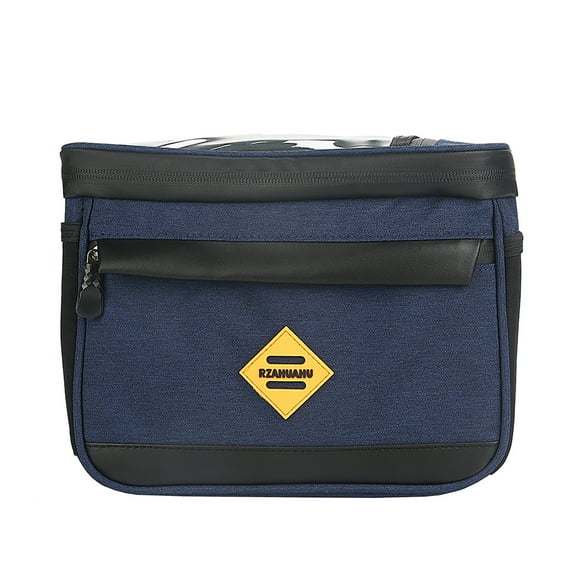 RZAHUAHU Cycling Insulated Bike Cooler Bag Water Resistant Bike Handlebar Bag Bike Basket Front Bag Pannier with Bike Phone Mount
