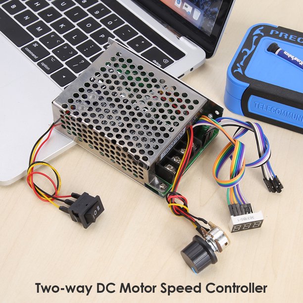 Durable DC 10-55V Motor Speed Controller Digital Display 60A CW CCW Reversible Brushed Motor Adjustable Switch Governor