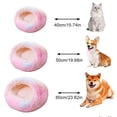 thumbnail image 2 of Cama redonda de felpa suave para mascotas, cama para gatos, sueño mejorado, cojín esponjoso para perros, cama cueva para gatos, 2 of 6
