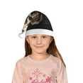thumbnail image 5 of Bingfone Metal Style Horned Skull for Kids Christmas Hat Santa Hat for Boys Girls Teenager for Christmas New Year Xmas Festive Holiday Party Supplies Gifts, 5 of 6