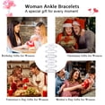 thumbnail image 6 of APSVO 6 Pcs 925 Silver Plated Ankle Bracelets for Women Cuban Figaro Paperclip Singapore Mirror Anklet Set Birthday Christmas Jewelry Gifts Teen Stocking Stuffers Adults, 6 of 6