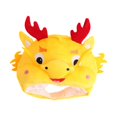 thumbnail image 4 of Milageto Plush Dragon Hat Boys Girls Cartoon Animal Hat for Halloween Holiday Festive Yellow, 4 of 7