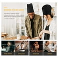 thumbnail image 3 of MERRYHAPY 10Ud Gorro De Chef Desechable Para Catering No Tejida Negro, 3 of 8