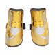 thumbnail image 2 of 2 espinilleras de fútbol ajustables de plástico galvanizado para deportes de la parte inferior de la pierna para adultos y niños, talla M, color amarillo, 2 of 12
