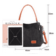 thumbnail image 2 of Bolso Multifuncional De Lona De Gran Capacidad Para Mujer, Negro/cafe, 2 of 5