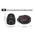 thumbnail image 7 of Full Face Bike Helmet Mountain Helmet for Adults, Racing Helmet for Men women with EEP Chin Support, 31 Breathable Lining, Light Design, Colors,, 7 of 7