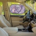 thumbnail image 5 of KUIFORTI Car Window Shade for Baby - Portable Automotive Interior Sun Protection for SUV Sedan Van Truck, 20.47" x 12.59" Glare Shield and UV Rays Protection for Your Child, Koala Purple, 5 of 7