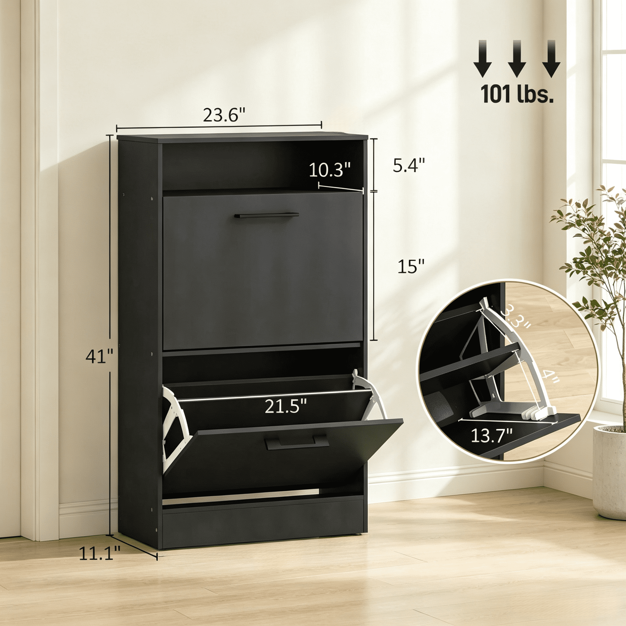 Slim Design Entryway Storage Cabinet,Shoe Cabinet,High Storage Cabinet