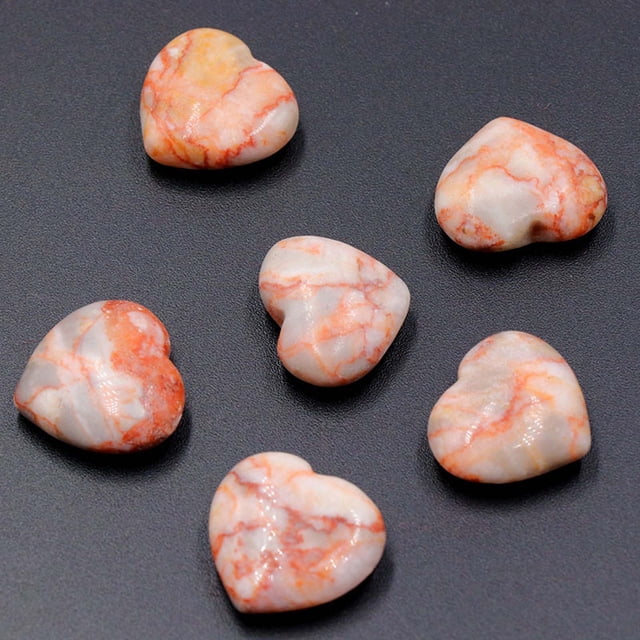 Decoración del hogar, decoración de habitaciones, decoración de paredes, piedra de ágata de cristal natural de 20 mm, adorno pequeño en forma de corazón sin agujeros, piedra desnuda, decoración DIY, p